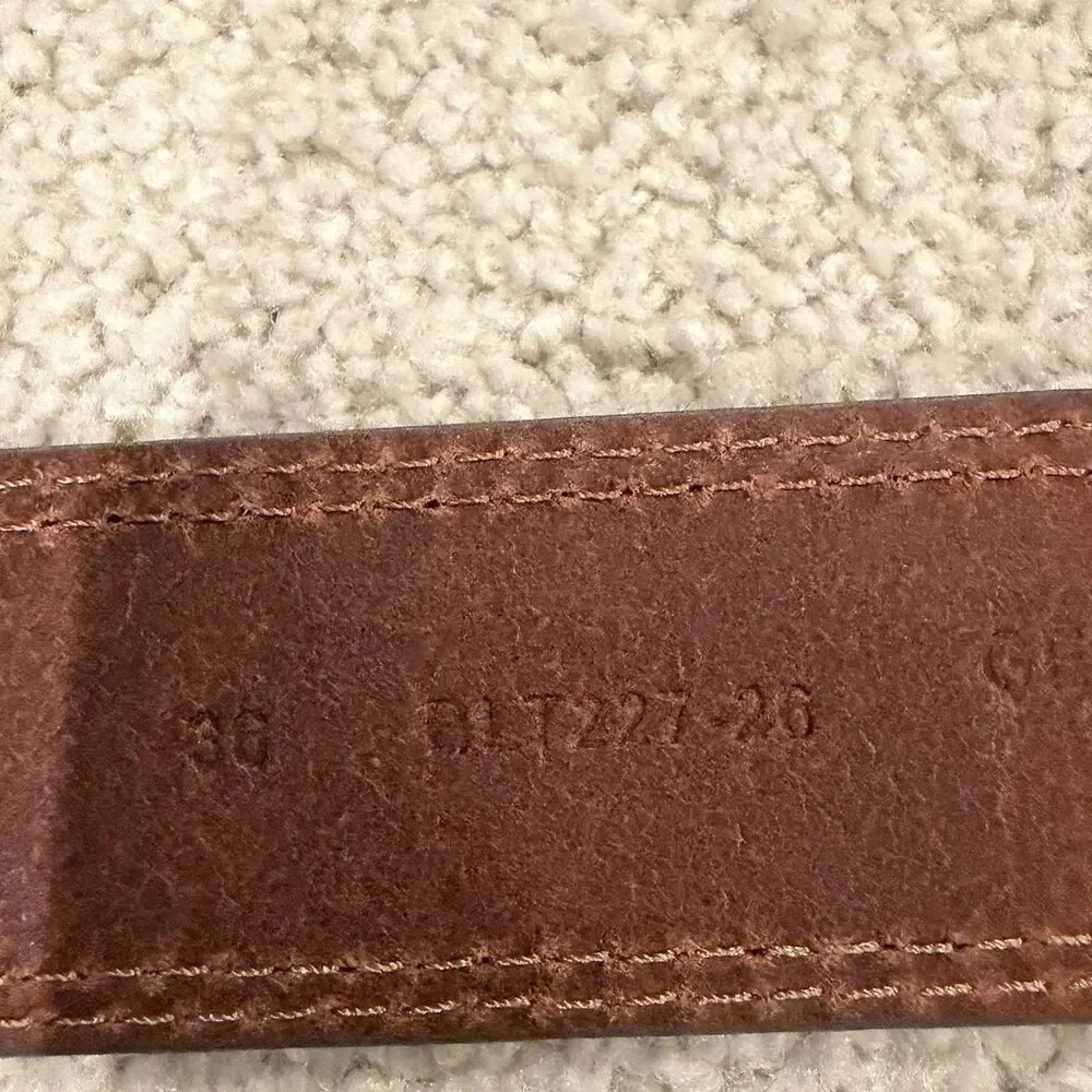 NWOT Cody James Men’s Berry Edge Brown Belt W/Idyllwind Long Horn Buckle Size 36